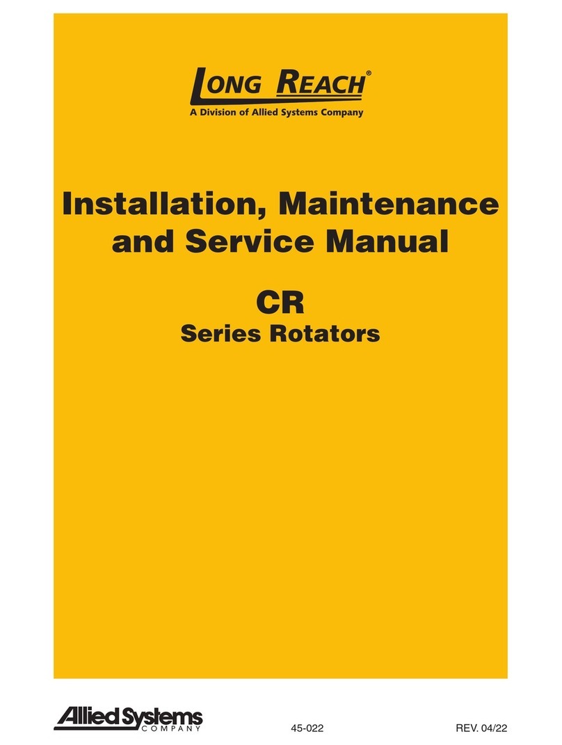 Allied Systems LONG REACH CR Series Manual