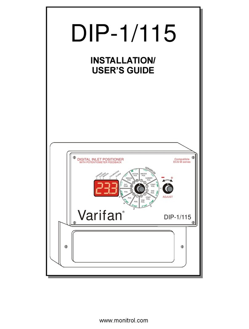 Varifan DIP-1/115 Installation & user guide