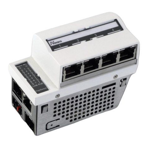 Nexans GigaSwitch V5 TP SFP-2VI 54VDC User manual Nexans GigaSwitch V5 TP SFP-2VI 54VDC User manual