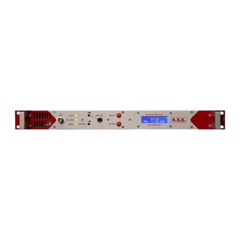 R.V.R. Elettronica BRAVO-RX Usage Instruction