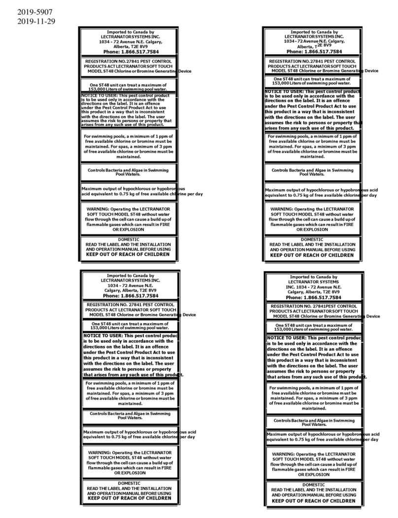 Lectranator Systems ST 48 manual
