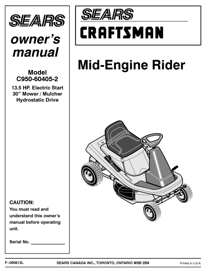 Sears CRAFTSMAN C950-60405-2 User manual