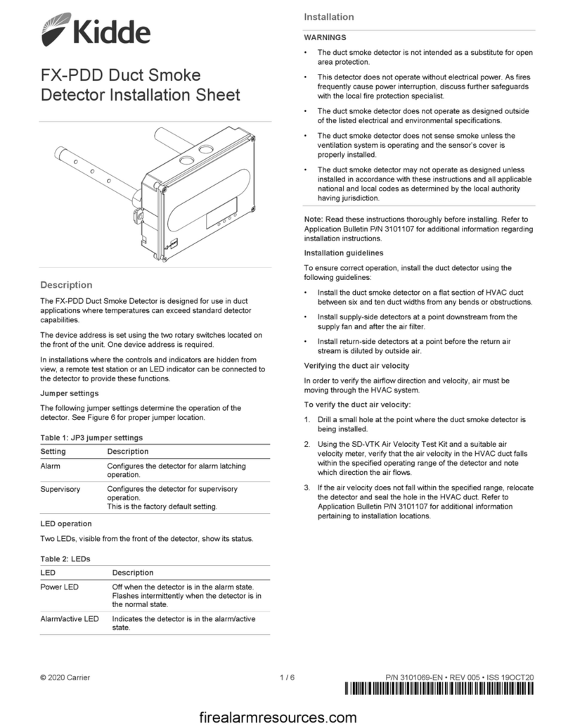 Kidde FX-PDD Assembly instructions