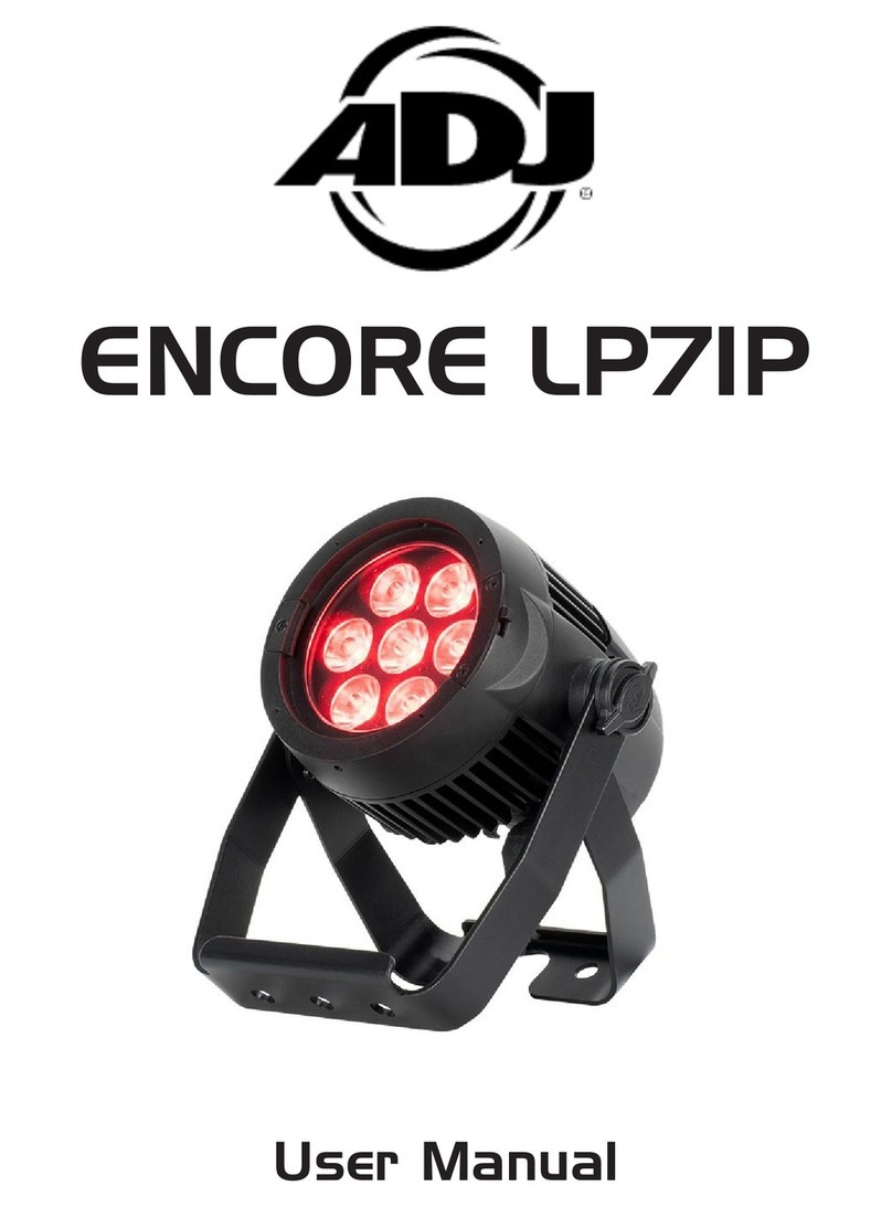 ADJ ENCORE LP7IP User manual