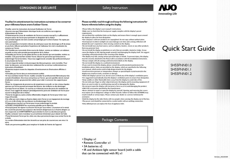 AUO SH55FNN01.0 User manual