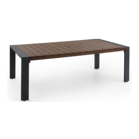 Milo OP-PETS9045-MILO-G-TABLE Assembly instructions Milo OP-PETS9045-MILO-G-TABLE Assembly instructions