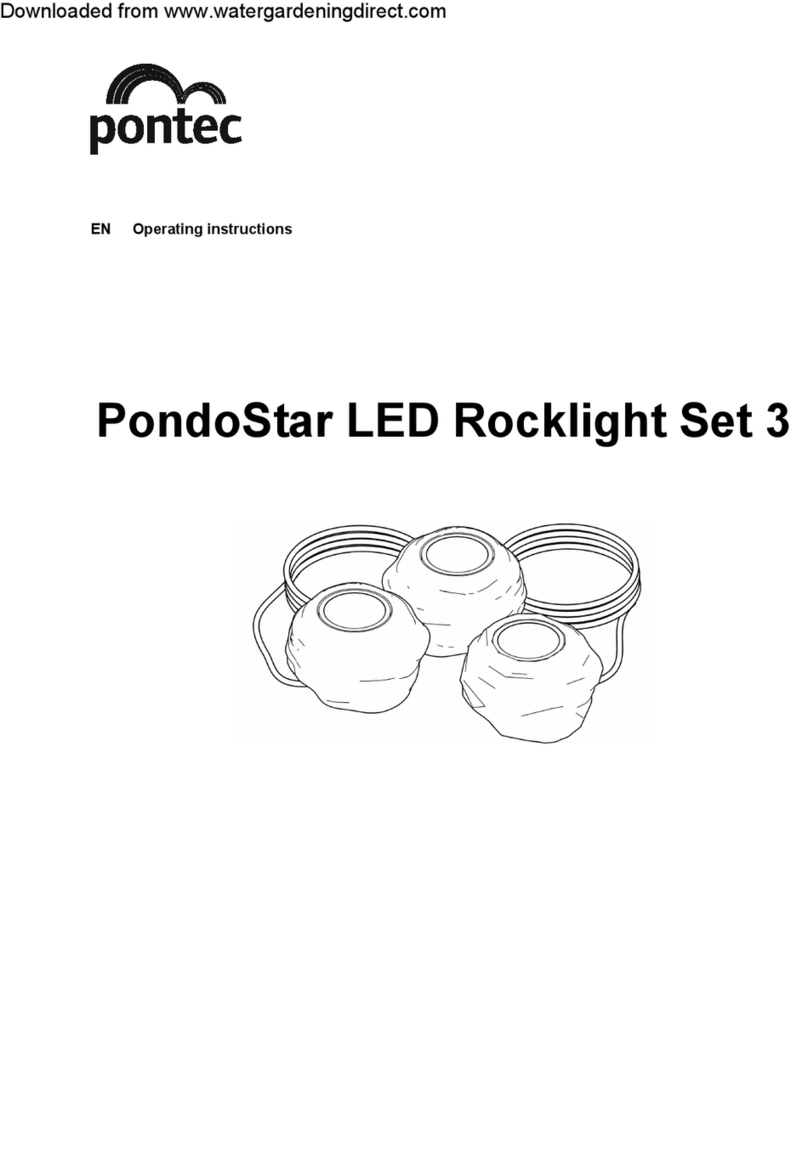 Pontec PondoStar LED Set 3 operating instructions