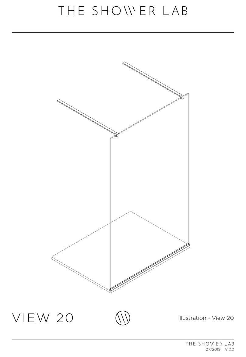 THE SHOWER LAB VIEW 20 User manual
