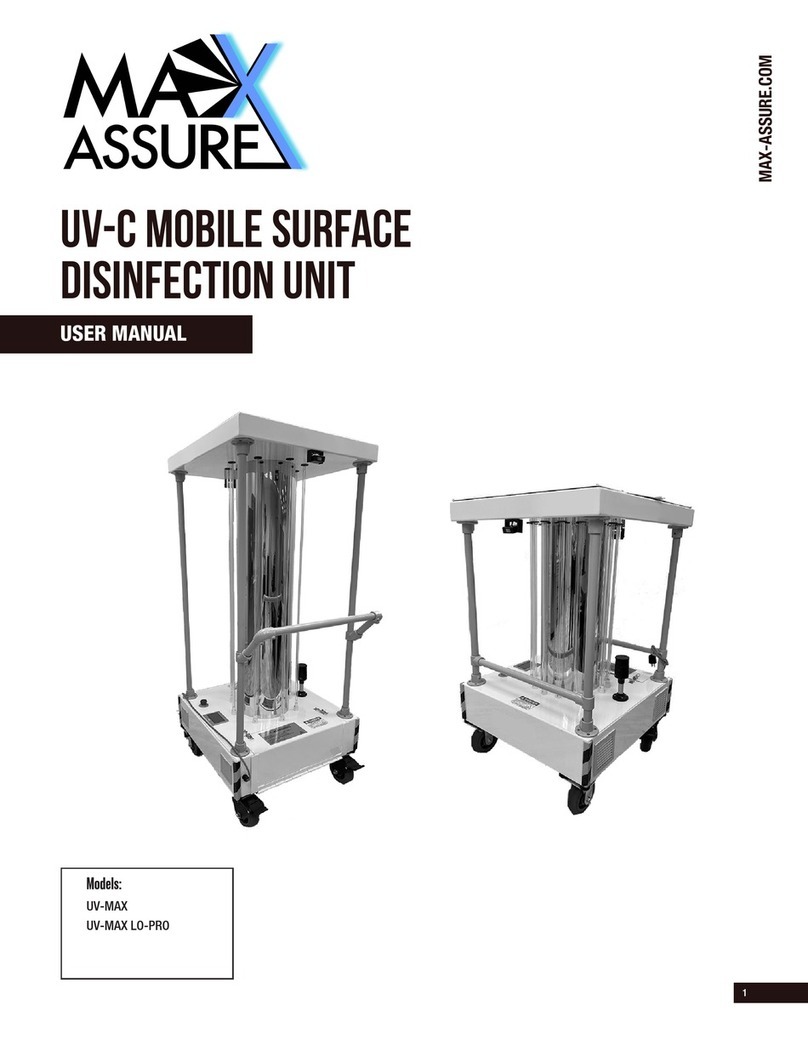 MaxAssure UV-MAX user manual