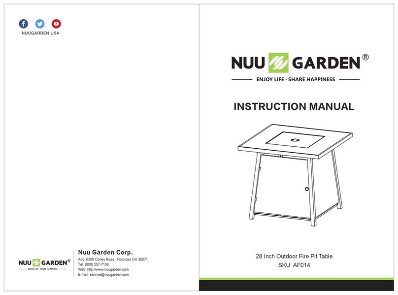 Nuu Garden AF014 instruction manual Nuu Garden AF014 instruction manual
