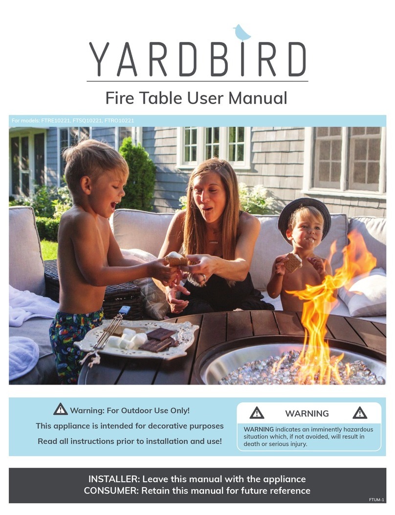 Yardbird FTRE10221 user manual