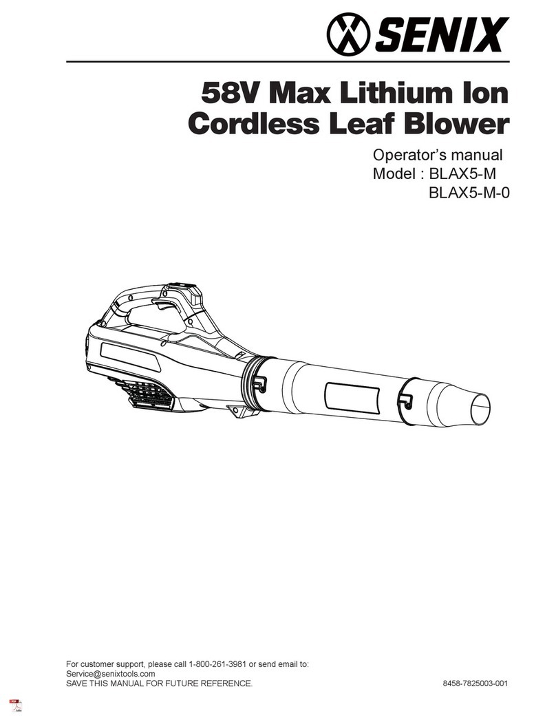 Senix BLAX5-M User manual