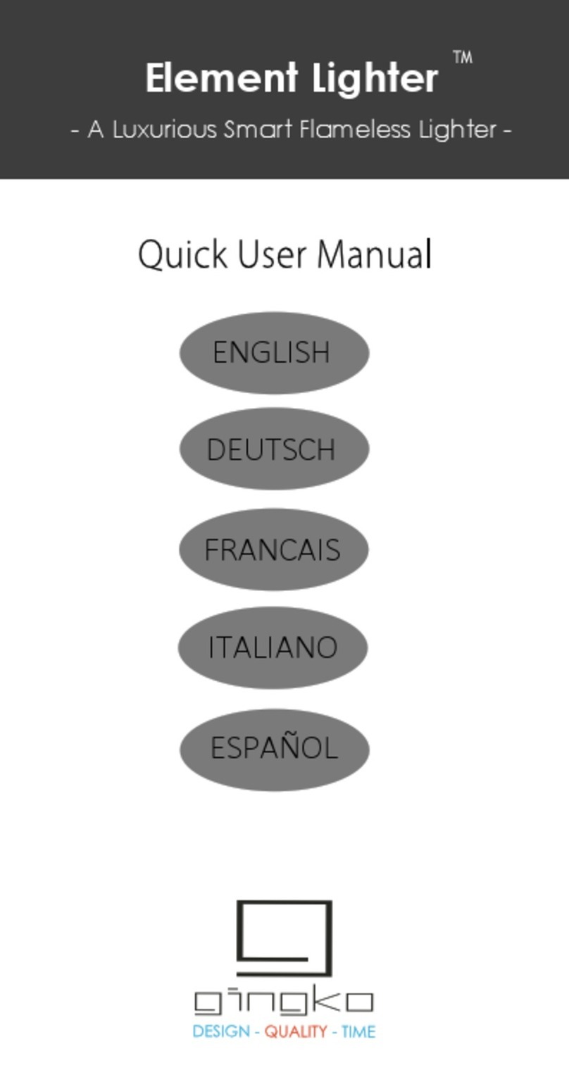 GINGKO Element Lighter Quick user manual