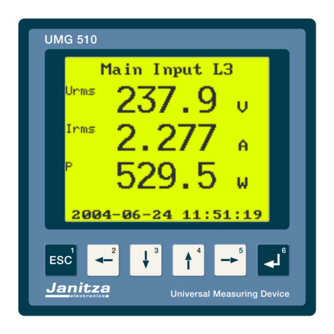 janitza UMG510 operating manual