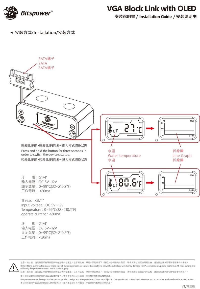 Bitspower BP-VGLINK-OLED installation guide