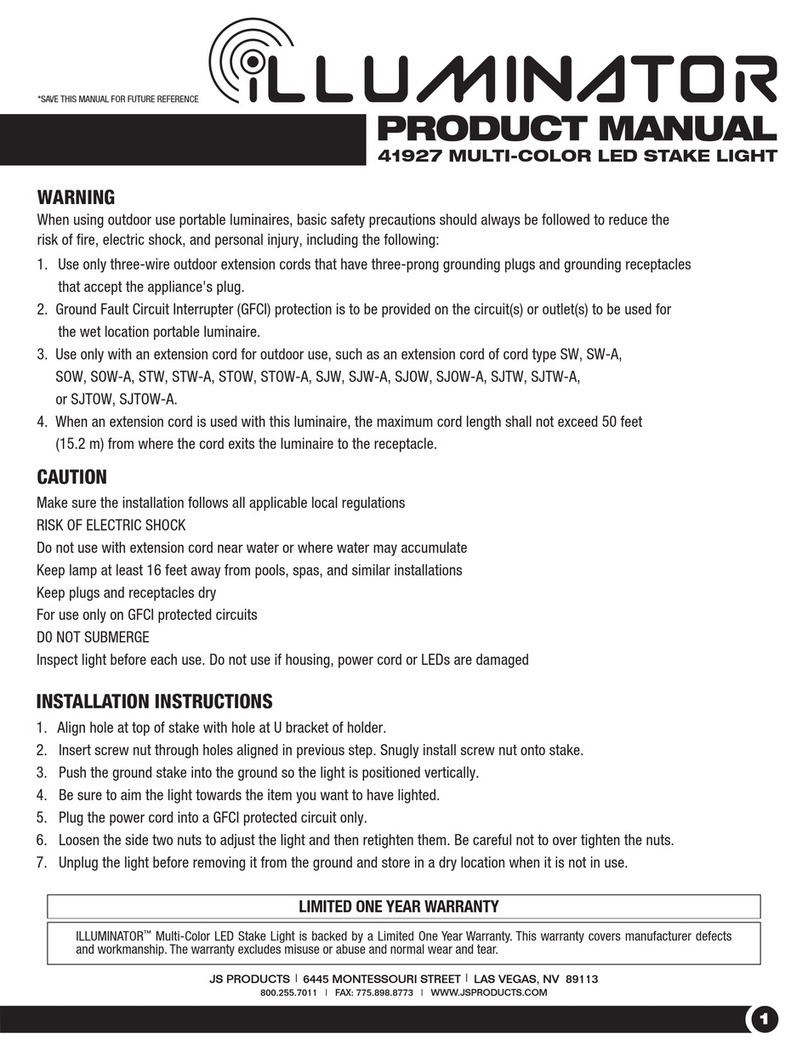 Illuminator 41927 User manual