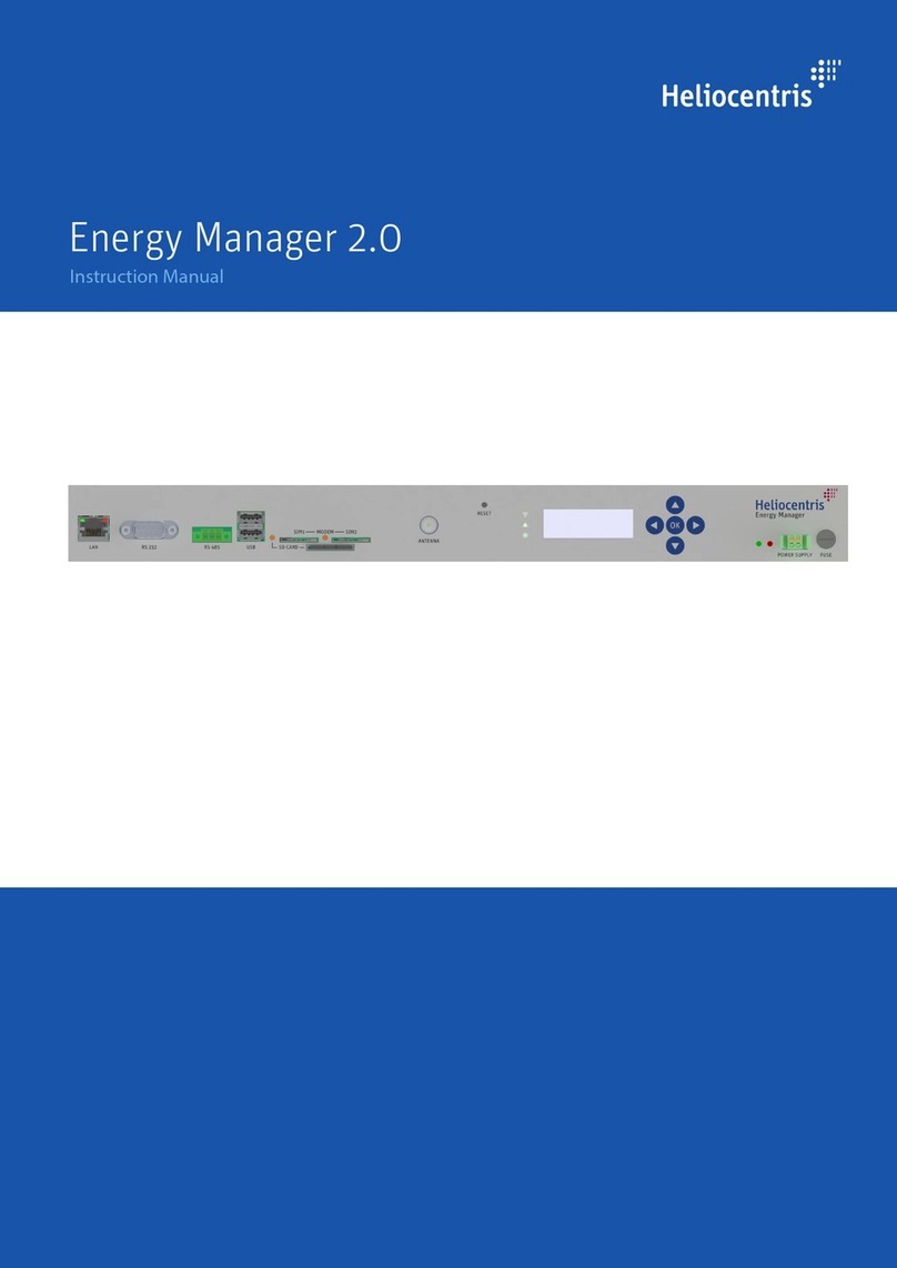 Heliocentris Energy Manager 2.0 User manual