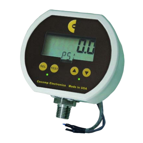 Absolute Process Instruments Cecomp F16ADA User manual