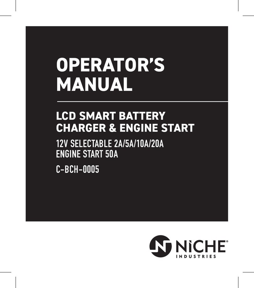 Niche C-BCH-0005 Operator's manual