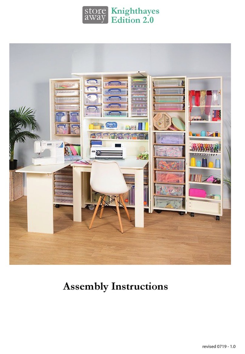 Storage 4 Crafts storeaway Knighthayes Edition 2.0 Assembly instructions