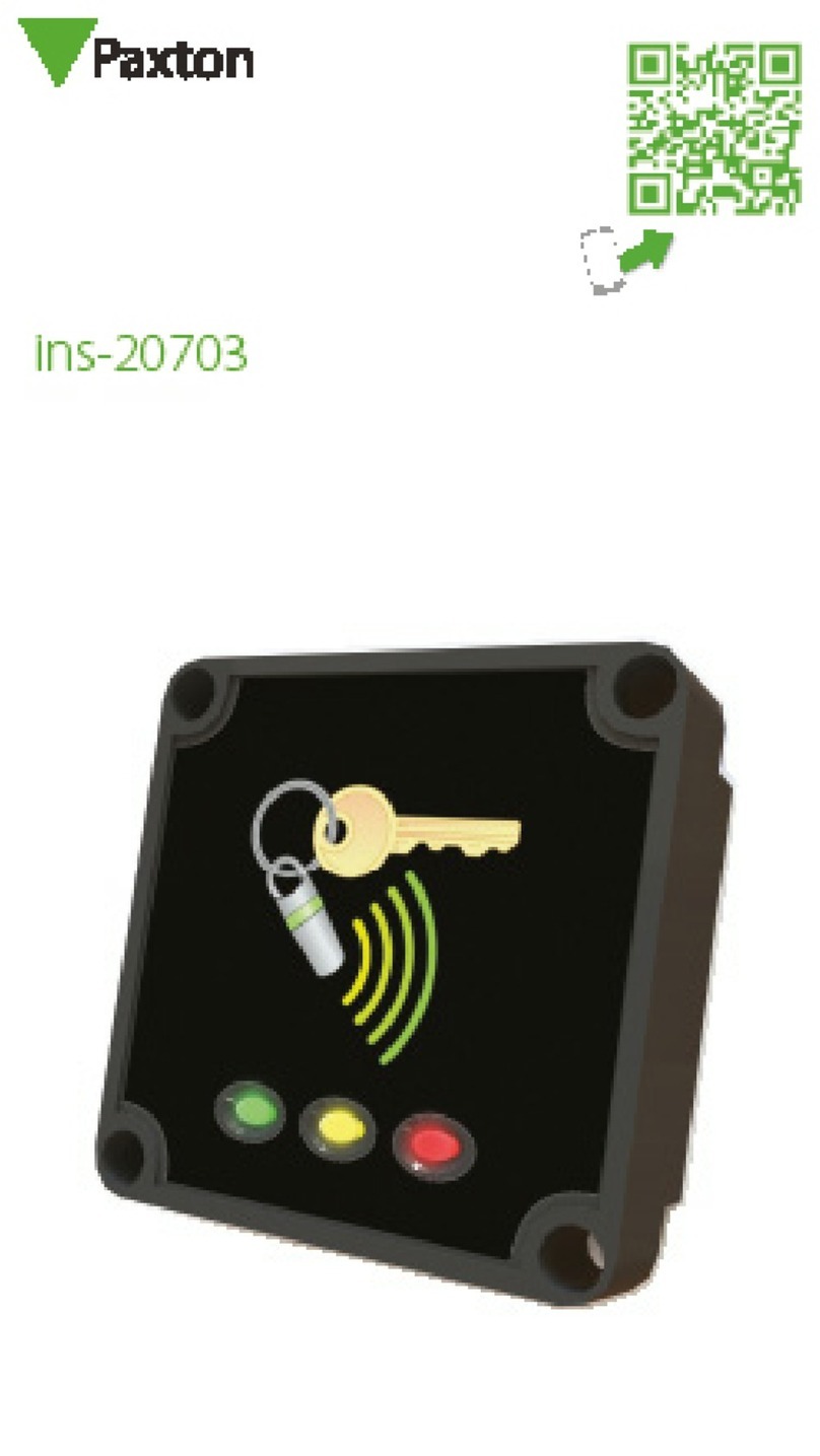 Paxton Ins-20703 manual