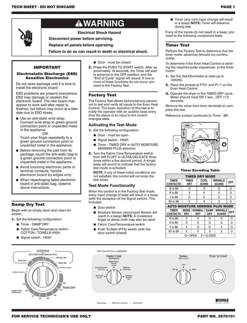 Kenmore 62932 User manual