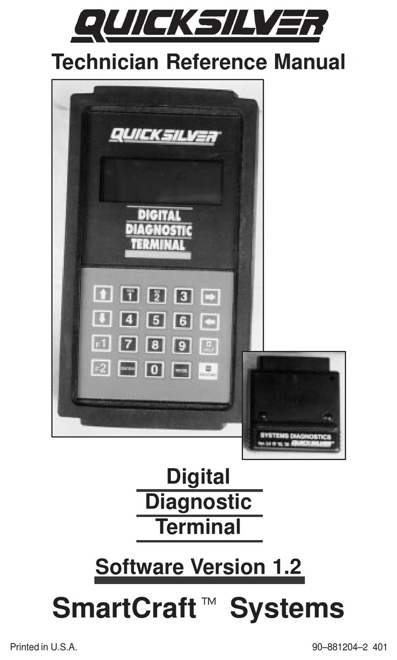 Quicksilver SmartCraft Systems Reference manual