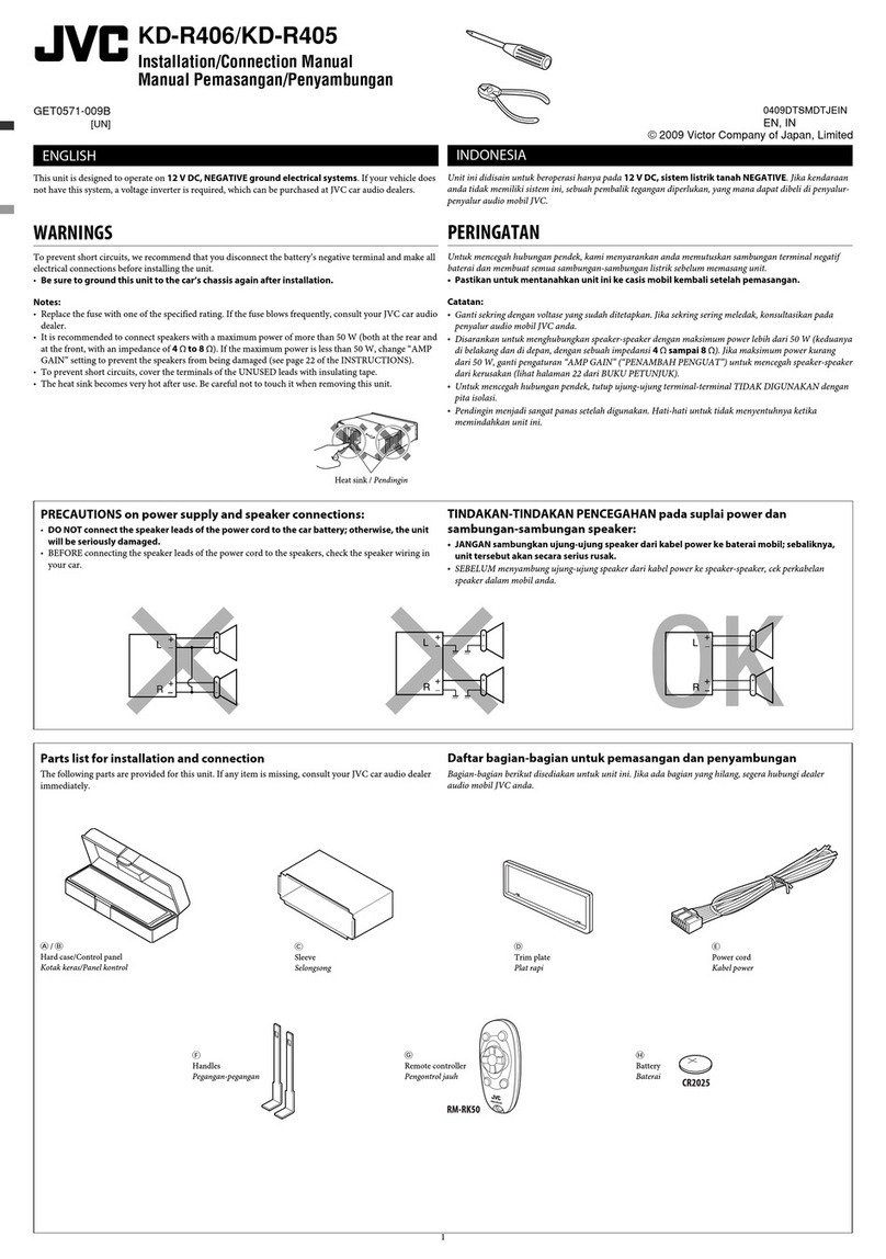 JVC KD-R406 Guide