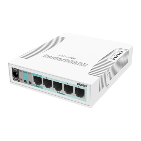 MikroTik RB260GS User manual