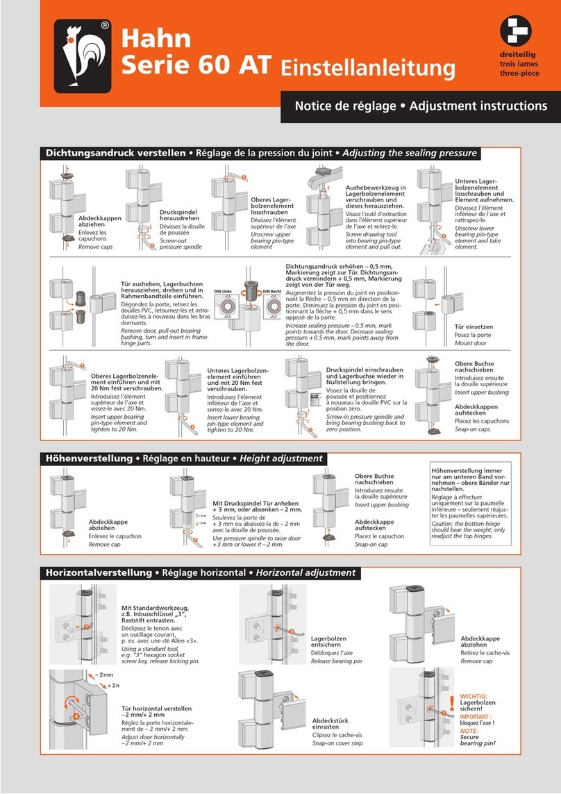 Dr. Hahn 60 AT Series User manual