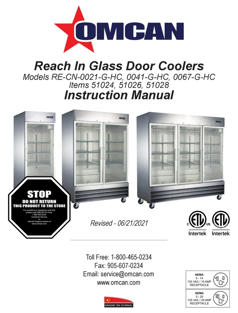 Omcan RE-CN-0021-G-HC instruction manual