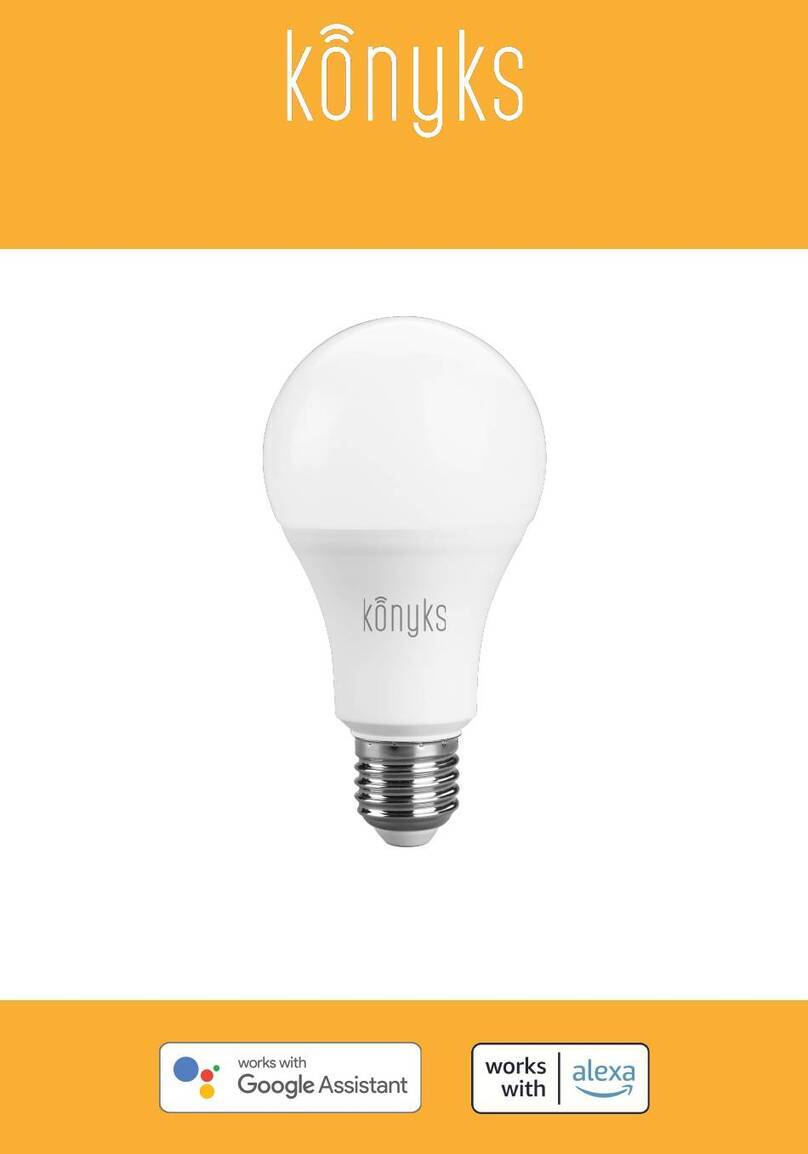 Konyks Antalya White E27 quick start