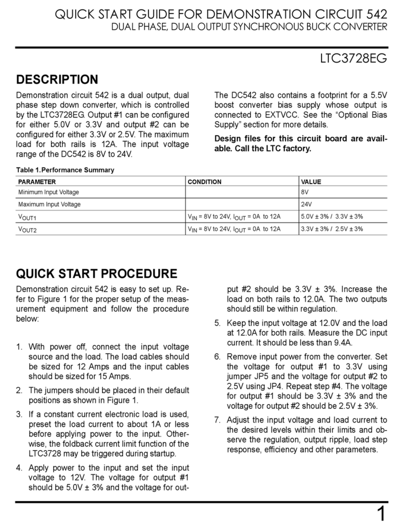 Analog Devices LTC3728EG quick start guide Analog Devices LTC3728EG quick start guide