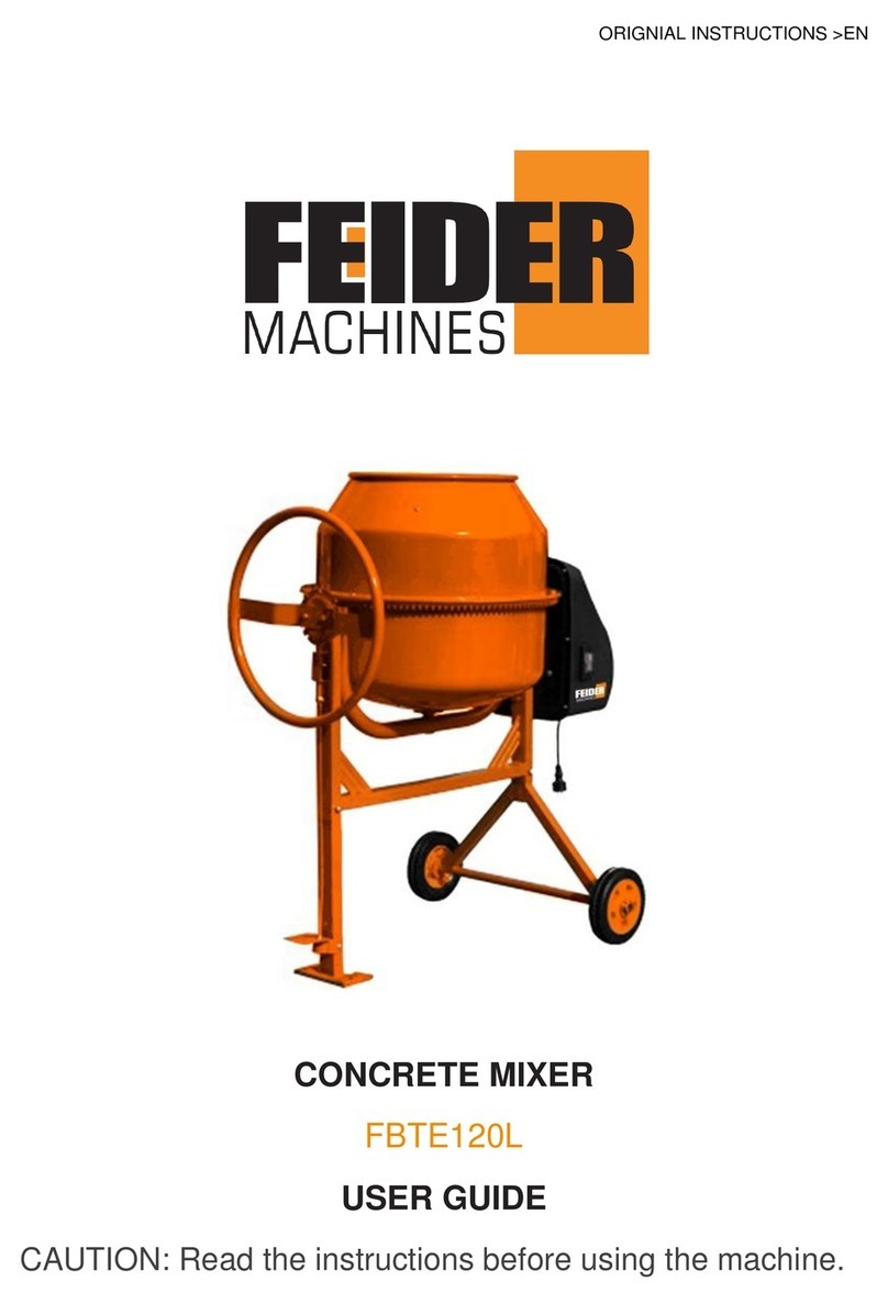 Feider Machines FBTE120L user guide