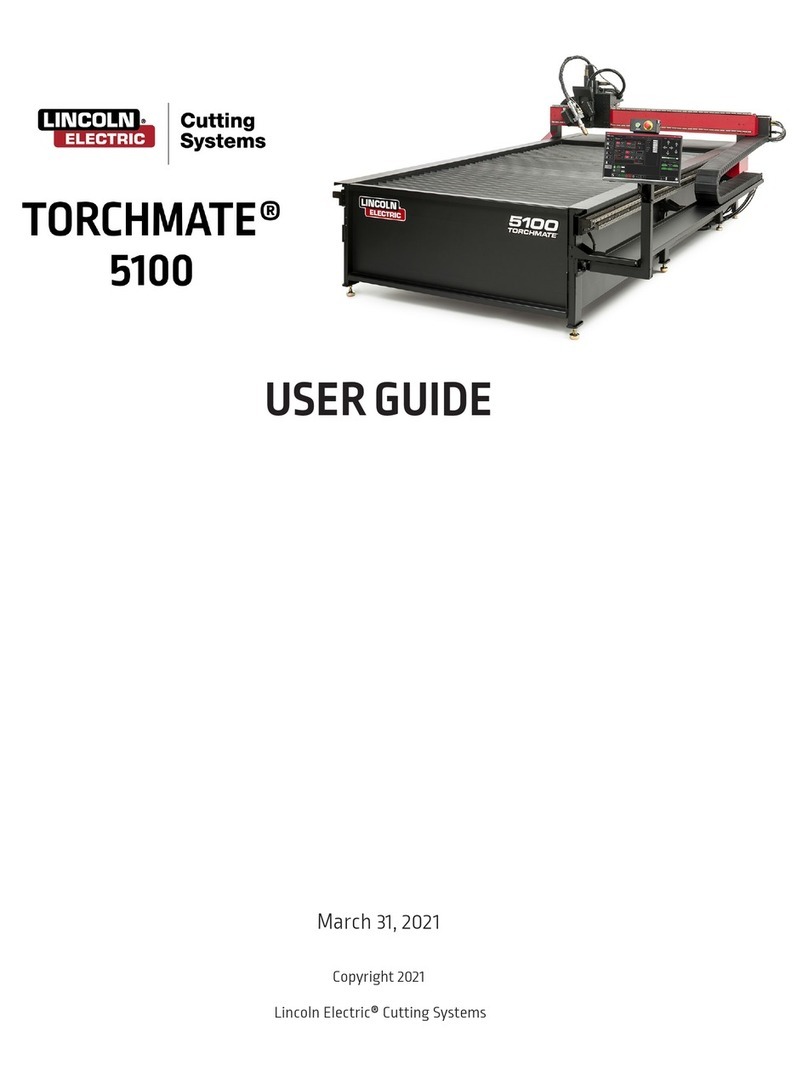Lincoln Electric Torchmate 5100 Series user guide