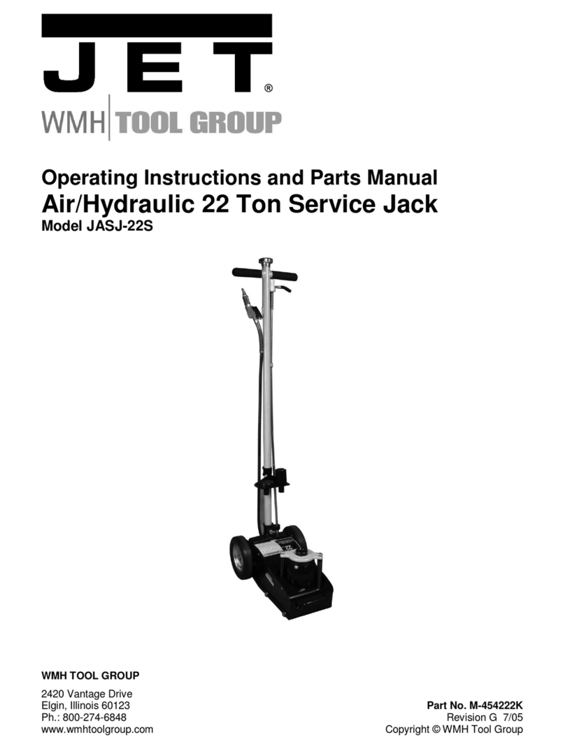 WMH Tool Group JET JASJ-22S Operating instructions and parts manual WMH Tool Group JET JASJ-22S Operating instructions and parts manual