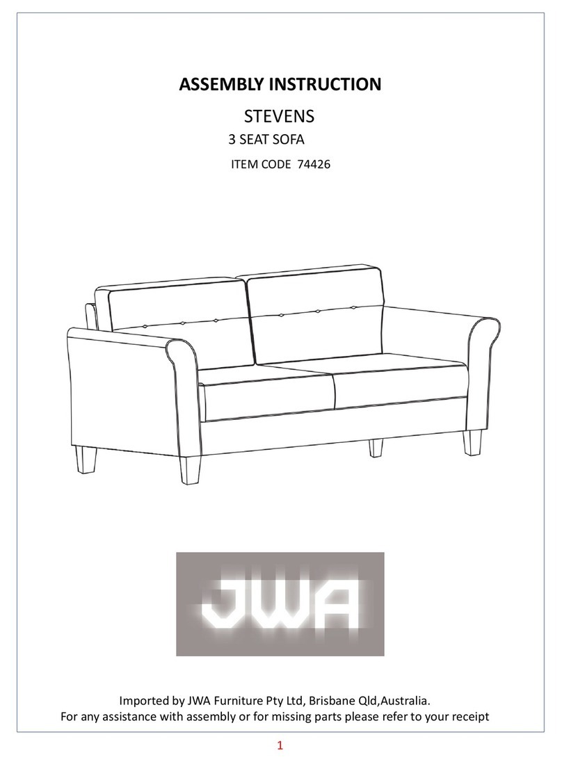 JWA STEVENS 74426 Assembly instruction