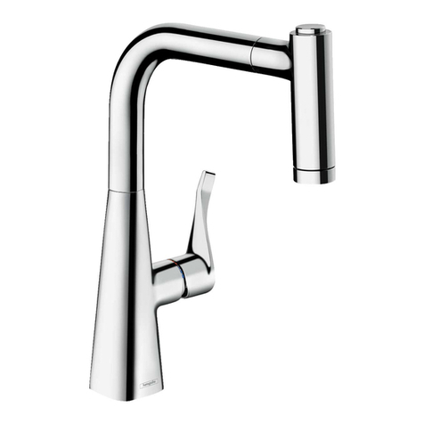 Hans Grohe Metris M71 220 2jet 14834000 Manual