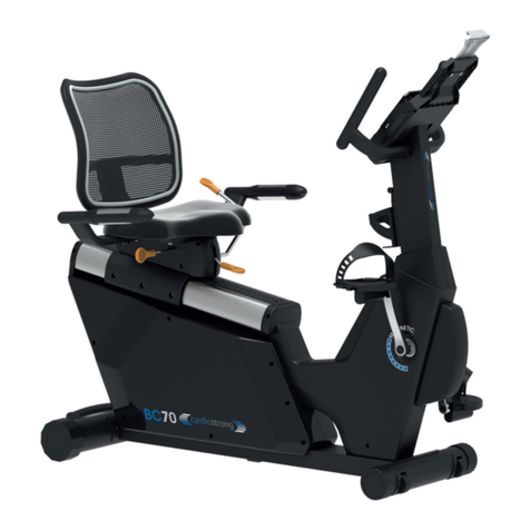 CARDIOSTRONG Ergometer BC70 User manual CARDIOSTRONG Ergometer BC70 User manual