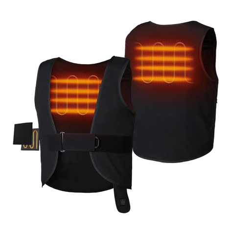 ORORO HEATED ADJUSTABLE VEST user guide
