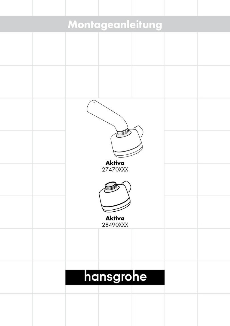 Hans Grohe Aktiva 27470 Series Assembly guide