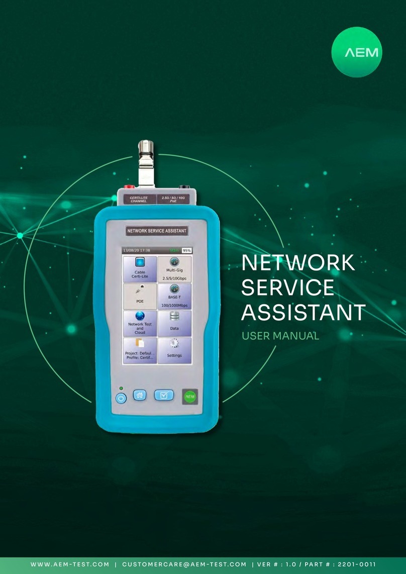 AEM NETWORK SERVICE ASSISTANT user manual