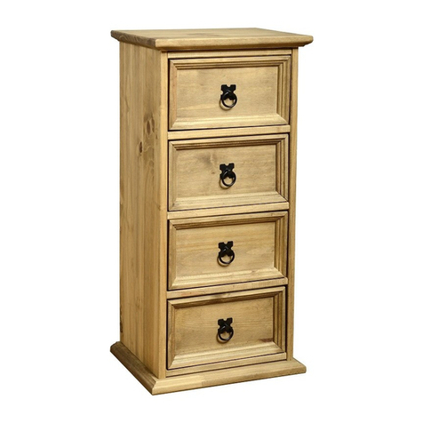 CORONA 4 DRAWER CD CHEST User manual CORONA 4 DRAWER CD CHEST User manual