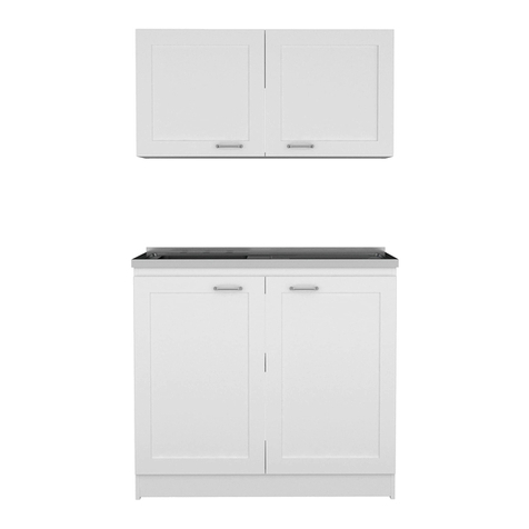 TUHOME Furniture ZURICH CABINET SET User manual TUHOME Furniture ZURICH CABINET SET User manual
