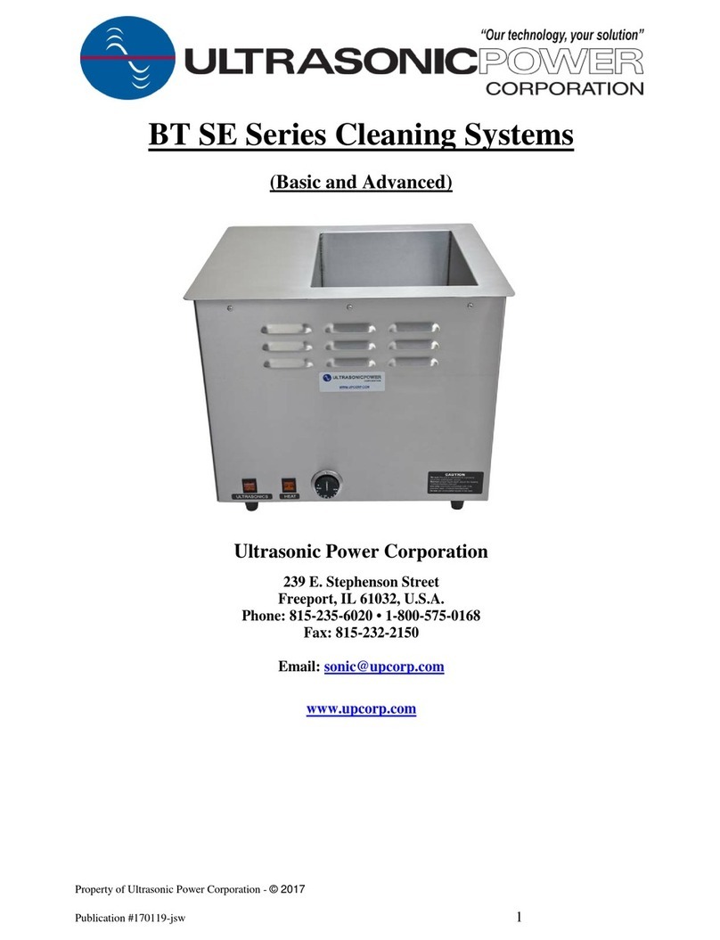 Ultrasonic BT SE Series manual