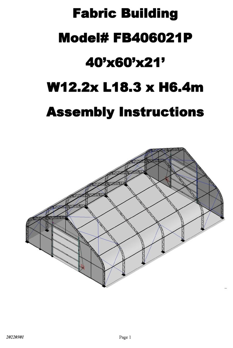 Storage Canopy FB406021P User manual Storage Canopy FB406021P User manual