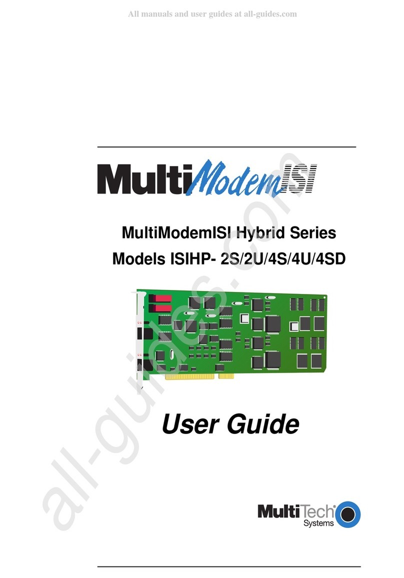 Multitech MultiModemISI Hybrid Series User manual