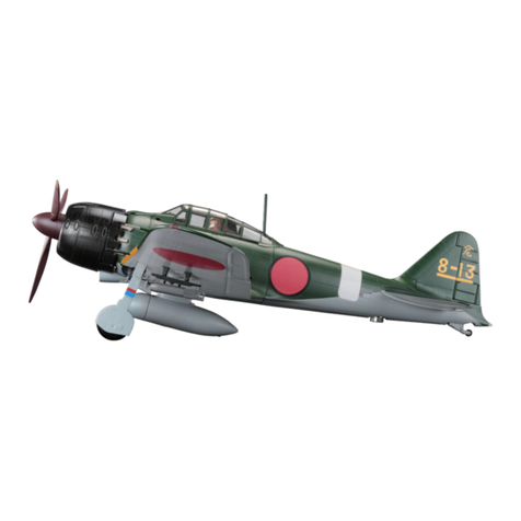 Hachette AGORA MITSUBISHI A6M ZERO FIGHTER Build instructions