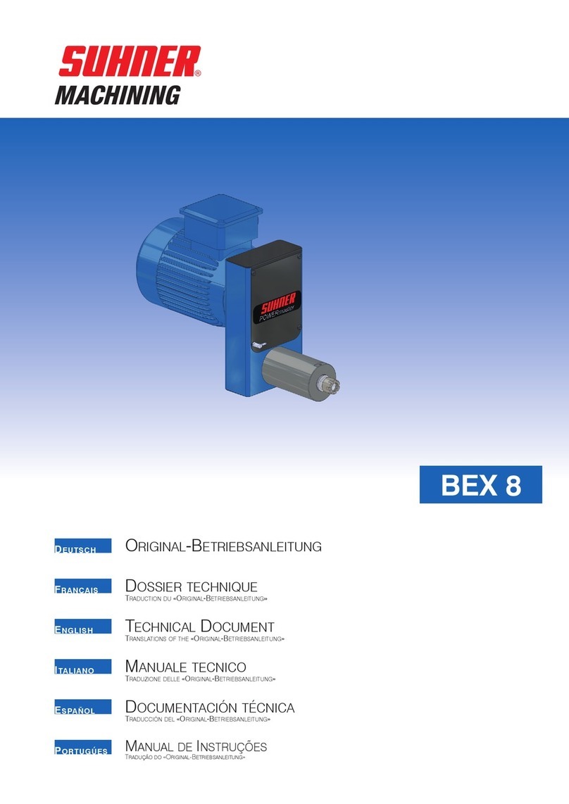 SUHNER MACHINING BEX 8 Technical document