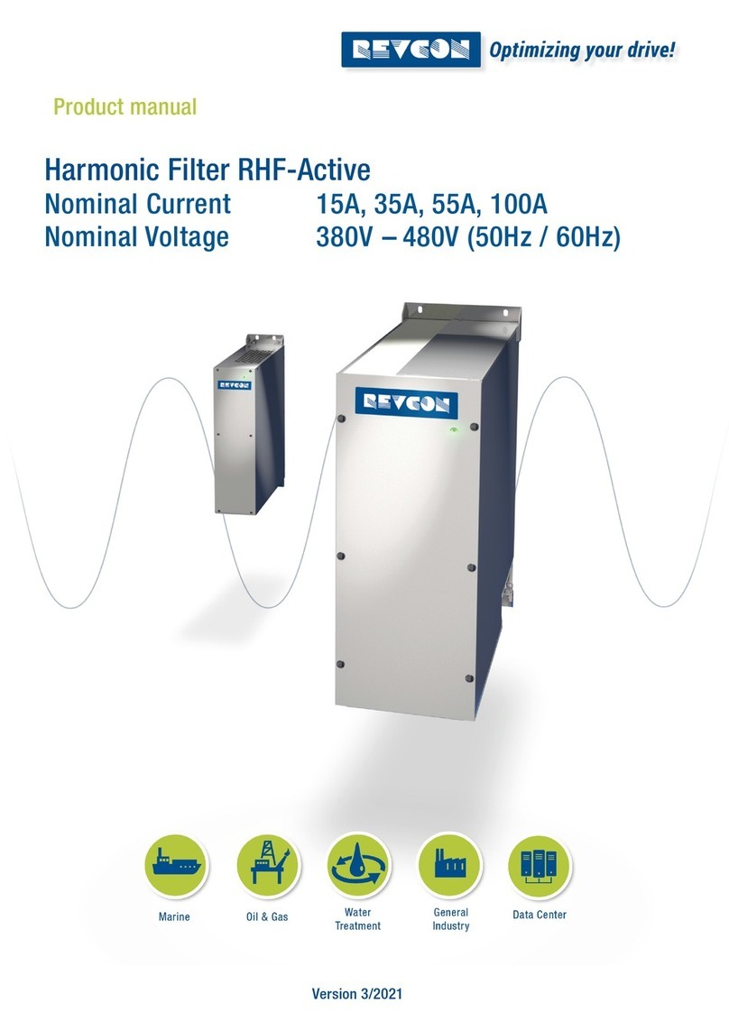 REVCON RHF-Active Series User manual
